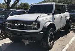 Ford Bronco, off-road mid-size SUV with a compact two-door version available