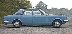 Ford Zephyr 4 Mark IV: the short tailed long nosed profile recalled Ford's iconic Mustang