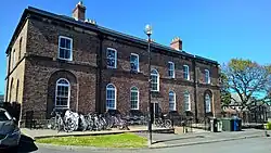 Former officers' mess, now used for student accommodation.