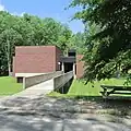 Fort Hill museum. Constructed and dedicated in August 1968