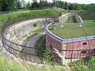 Caponier, Fort Prinz Karl&nbsp;[Wikidata] near Großmehring, Germany