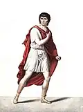 François-Joseph Talma playing the role of Titus in Voltaire's Brutus