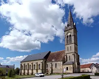 The church in Laleu
