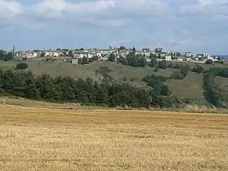 A general view of Châteauneuf-de-Randon