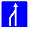 430 Lanes merge (two to one)