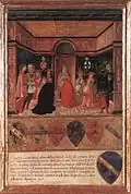 Pope Pius II Names his Nephew Cardinal by Francesco di Giorgio