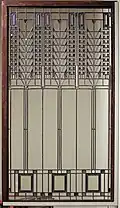 Frank Lloyd Wright, Tree of Life window, from the Darwin D. Martin House, in Buffalo, New York, 1904