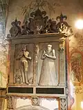 Tombstone of Friedrich von Breitenbach (died 1588) and his wife Radigunda born von Freyberg