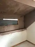 Dormer extension plastered from inside