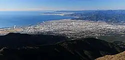 Fuji City from the peak
