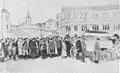 The funeral of the victims
