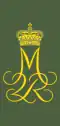 Insignia for conscripts in the Guard Hussar Regiment and Royal Life Guards