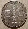 Half-crown of Victoria, 1888
