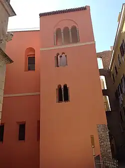 The staircase tower