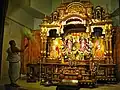 Gaura Nitai shrine at ISKCON temple, Delhi.
