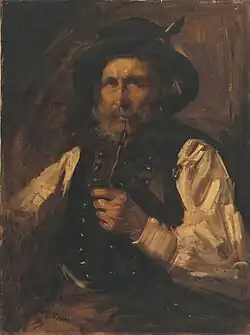 Portrét muža s fajkou (1925)
