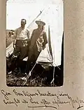 Viljoen and his secretary after their capture by the British, January 1902.