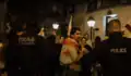 Protester arrested by law enforcement