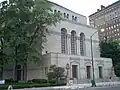 Temple Sholom at North Lake Shore Drive and West Cornelia Avenue is a historic Jewish place of worship.