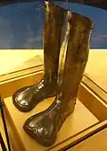 German sabatons done in the duckbill style (16th cent.)