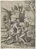 Dirck Volckertsz. Coornhert after a design by Maarten van Heemskerck; publisher Hieronymus Cock