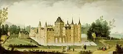 View of Egmond Castle, by Claes Jacobsz van der Heck (1638), Rijksmuseum Amsterdam