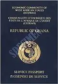 Service passport (cadet grey)
