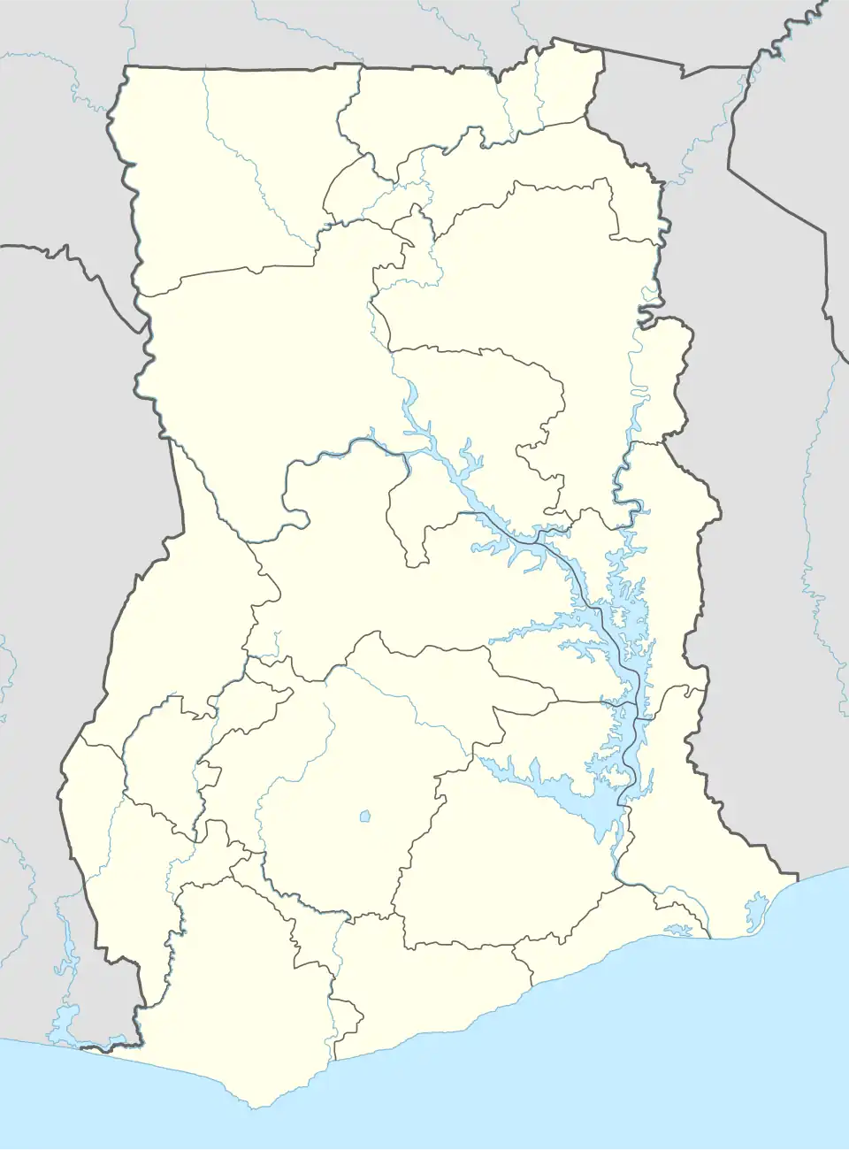 Obuasi is located in Ghana