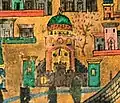 Matrakçı Nasuh map of Tabriz in 1538, with the mausoleum