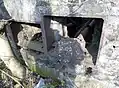 The external saw mill machinery remnants.