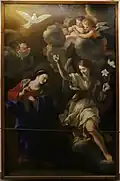 Annunciation by GR Romanelli, originally in Santi Teresa e Giuseppe