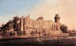The South Façade of Warwick Castle