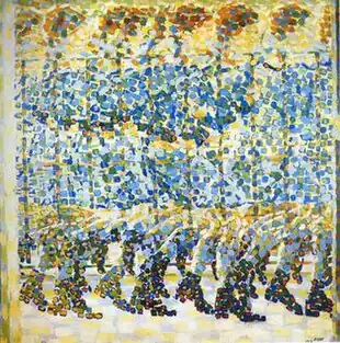 Girl Running on a Balcony (1912) by Giacomo Balla