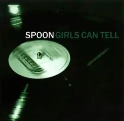 A vinyl record spinning