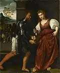 Salome receiving the head of St John the Baptist