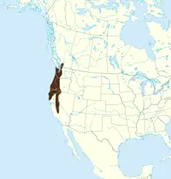 Map of range