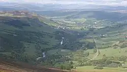 Glen Garry, taken from Meall Uaine, looking past Killiecrankie and Auldclune towards Blair Atholl