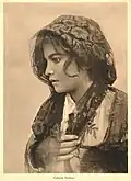 Boy dressed as Sicilian girl