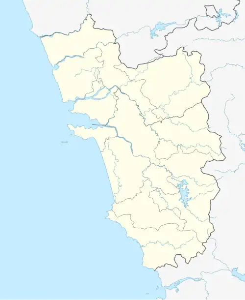 Divar is located in Goa