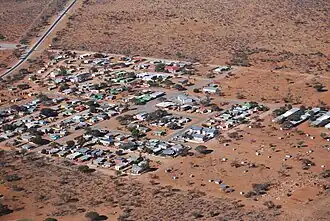 Aerial view in 2019