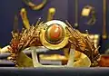 A Beautiful Gold Bracelet with an Orange Agate Medallion from the Treasure of Dush[17]