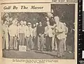The Mayor of Ealing officially opening the course after its takeover by the Council in 1938.