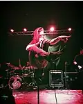 Performing at Club Red Mesa, Arizona (2018)