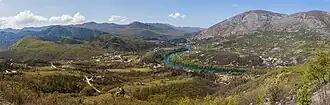 Trebišnjica river near Gornji Orahovac, in Bosnia and Herzegovina.