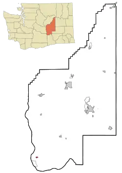 Location of Mattawa, Washington