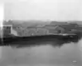 Northwest Granville Island in 1922. Many of the buildings shown here are still standing as of 2006.