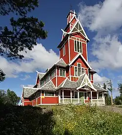 Buksnes Church in Vestvågøy Municipality