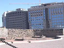 The imam's destroyed gravesite in the al-Baqi Cemetery in the present