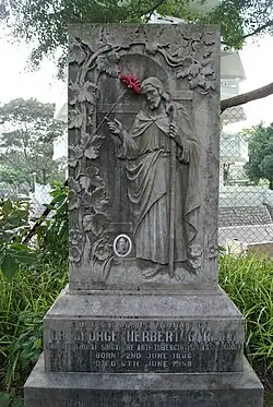 Gravestone of George Herbert Garlick