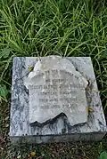 Gravestone of Regent Alfred John Bidwell